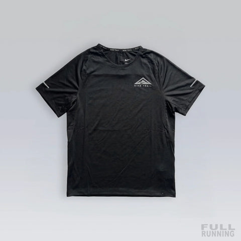 T-shirt Trail Réfléchissant Noir