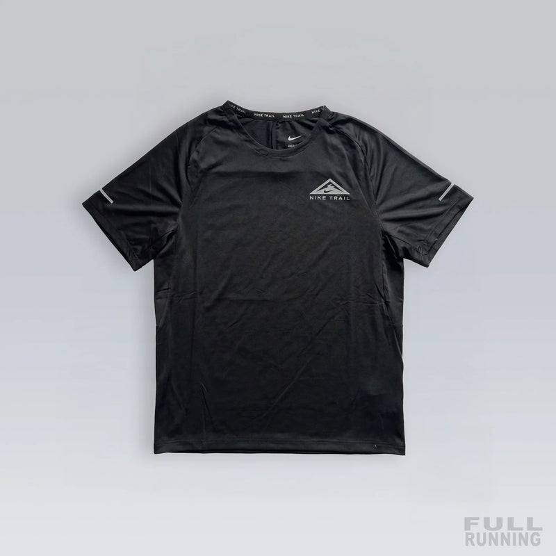 T-shirt Trail Réfléchissant Noir – vue 1