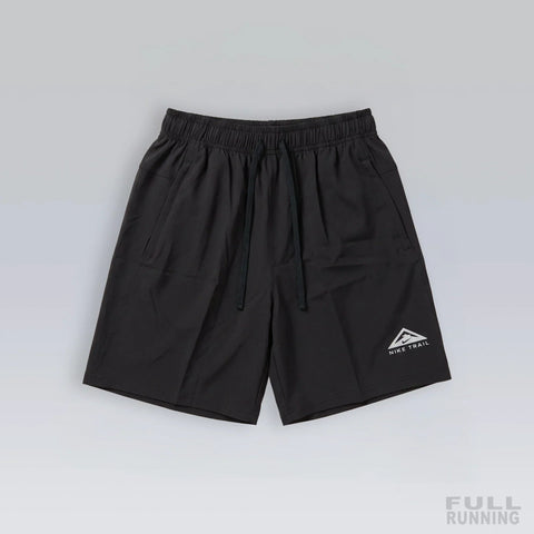 Short de running homme Trail Noir