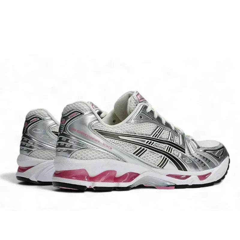 Asics Gel Kayano 14 Gris Et Rose – vue 3