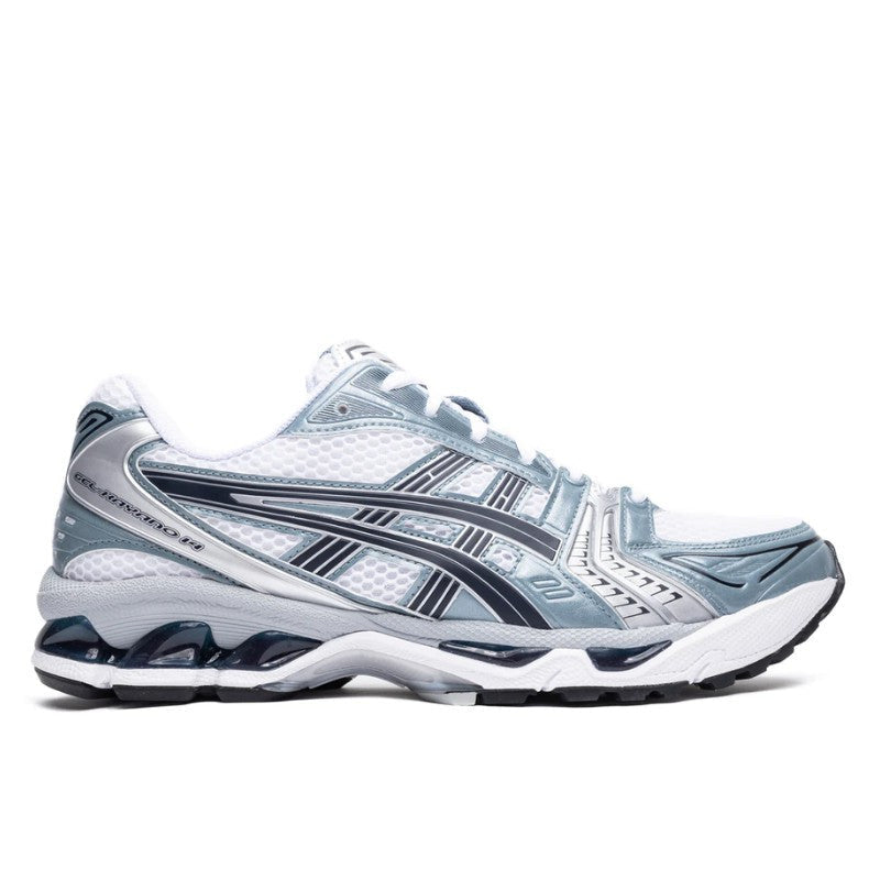 Asics Gel Kayano 14 Blanc Et Bleu – vue 1
