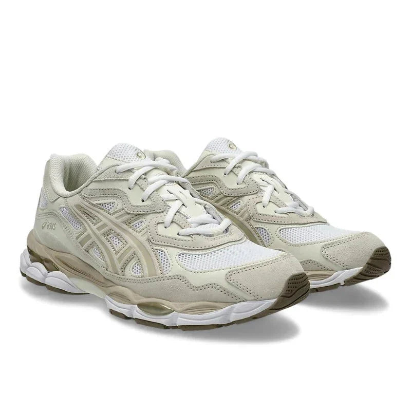 Asics Gel NYC Blanc Plume Et Gris – vue 2