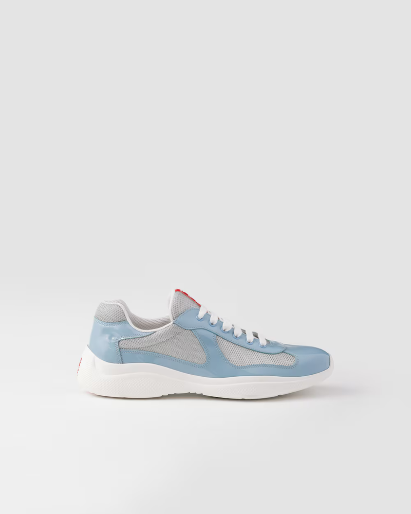 Sneakers Prada America’s Cup Bleu Ciel – vue 2
