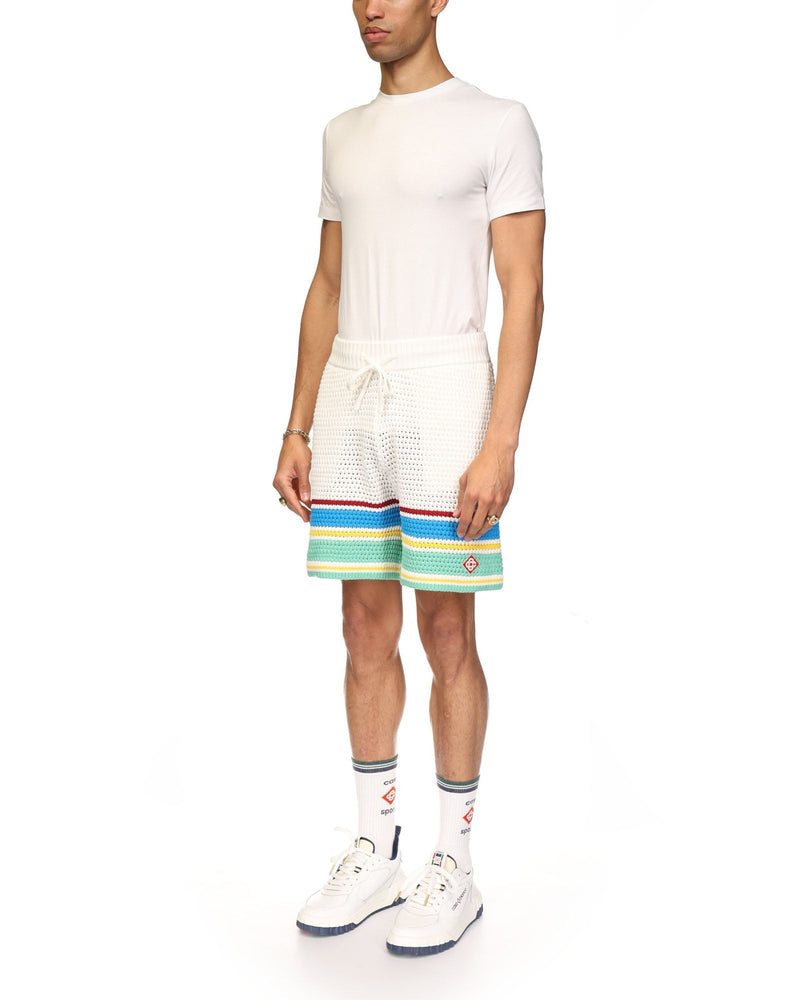 Crochet Tennis Shorts - Casablanca (2) – vue 3