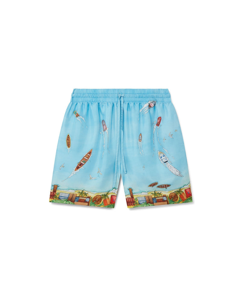 Maison Sur Piloti Silk Shorts – vue 1