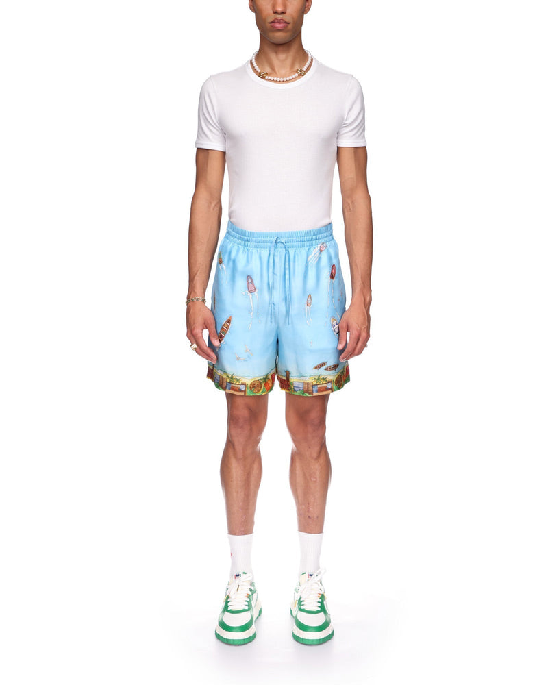 Maison Sur Piloti Silk Shorts – vue 2