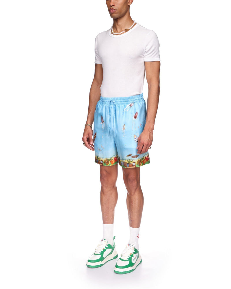 Maison Sur Piloti Silk Shorts – vue 3