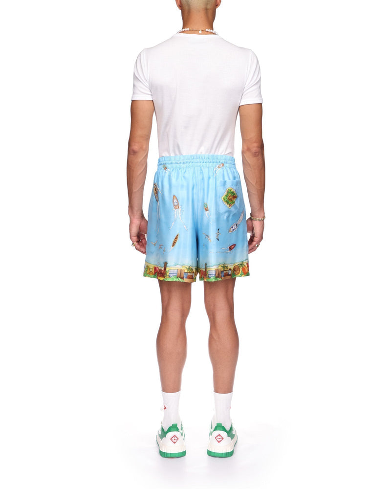 Maison Sur Piloti Silk Shorts – vue 4