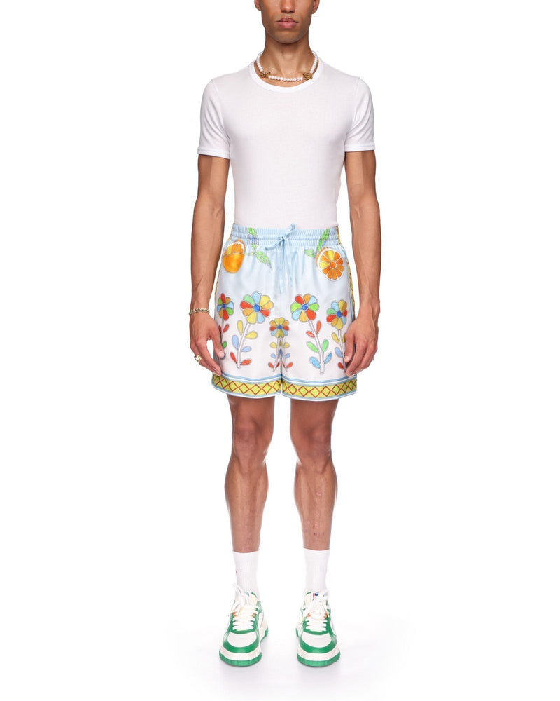 Yoruba Flowers Silk Shorts – vue 2