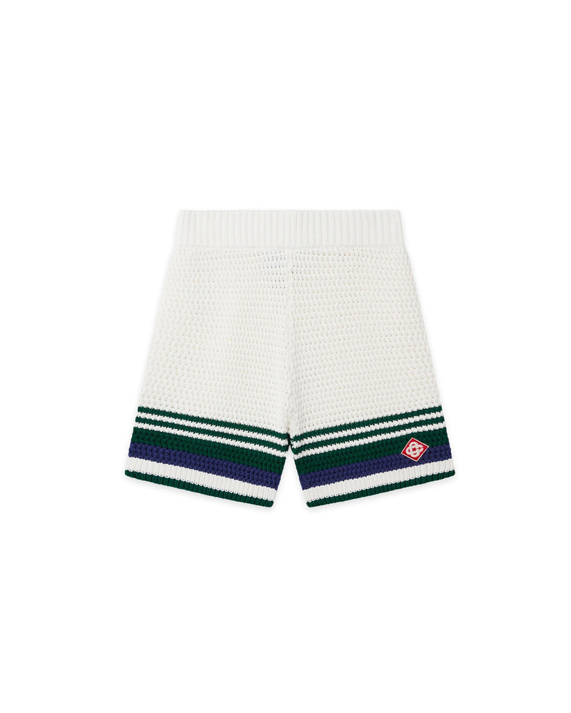 Crochet Tennis Shorts - Casablanca – vue 1