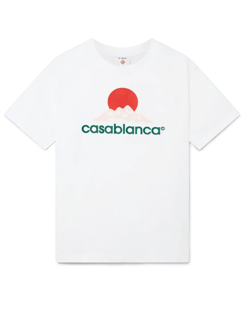 T-Shirt Casablanca Montage Blanc – vue 1