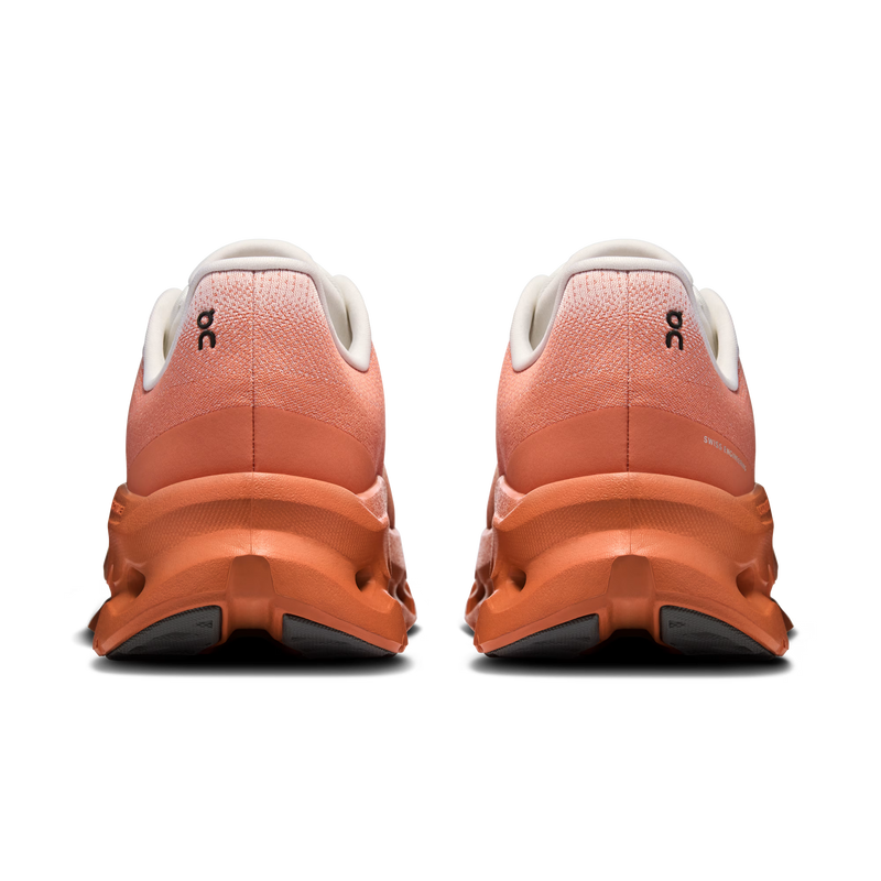 On Cloudit Orange Et Blanc – vue 3