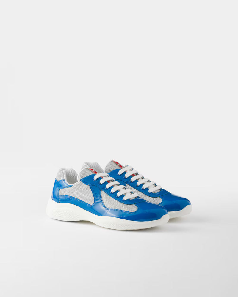Sneakers Prada America’s Cup Bleu Ciel – vue 1