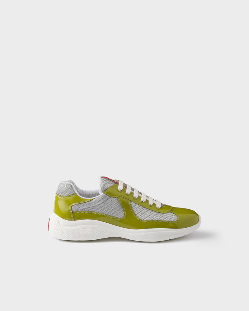Sneakers Prada America’s Cup Vert Gazon – vue 2