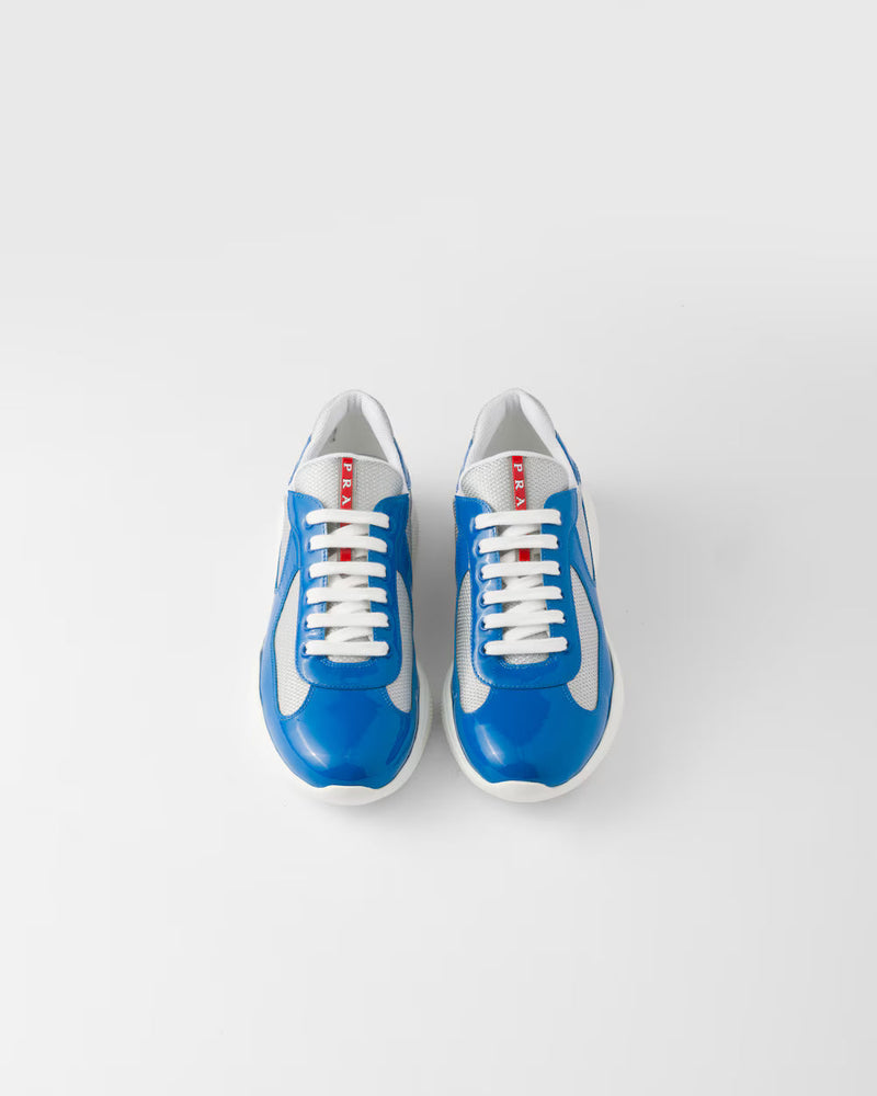 Sneakers Prada America’s Cup Bleu Ciel – vue 4