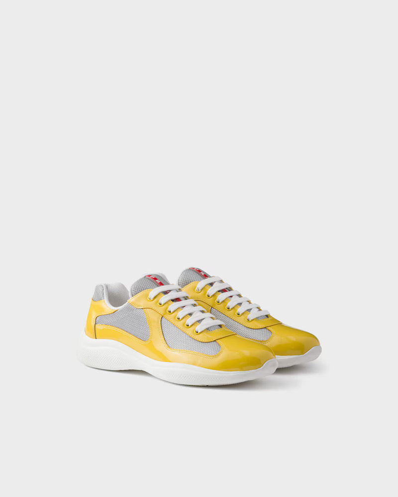Sneakers Prada America’s Cup Jaune – vue 1