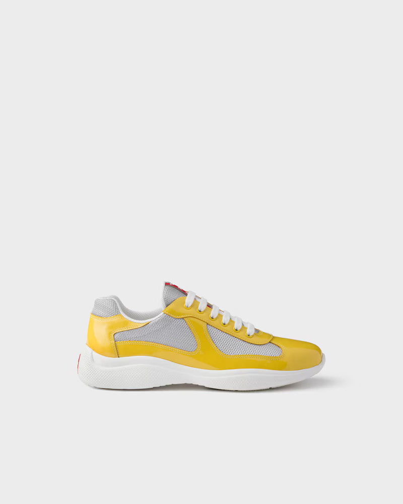 Sneakers Prada America’s Cup Jaune – vue 2