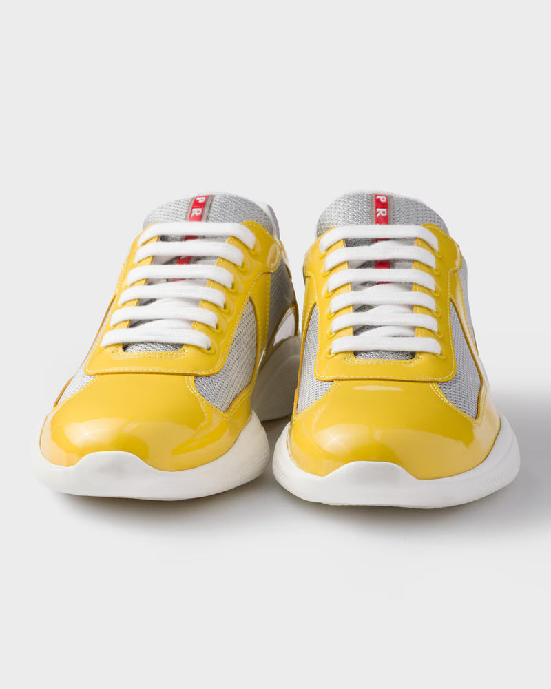 Sneakers Prada America’s Cup Jaune – vue 4
