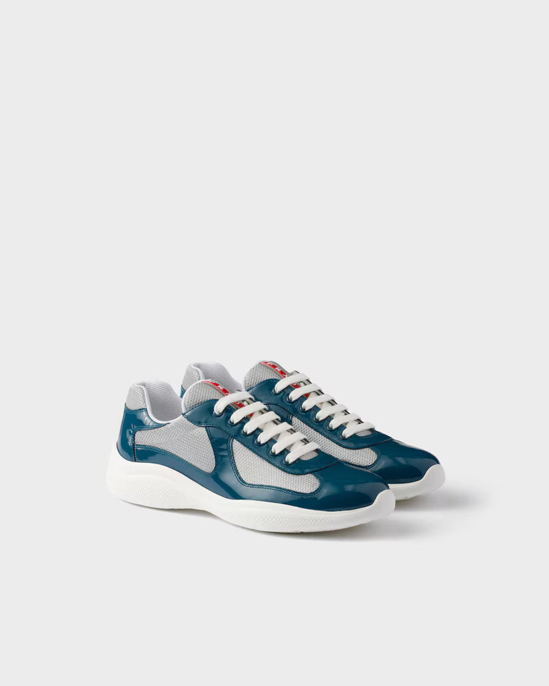 Sneakers Prada America’s Cup Bleu Nuit – vue 1