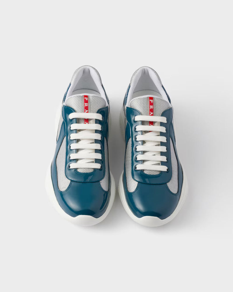 Sneakers Prada America’s Cup Bleu Nuit – vue 4