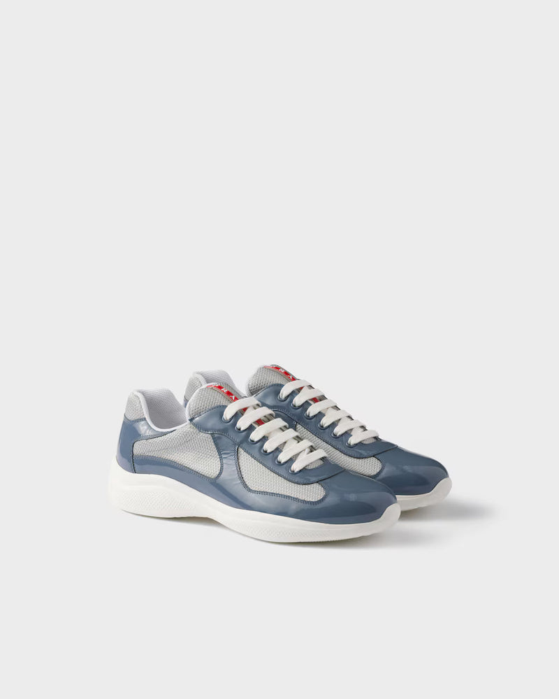 Sneakers Prada America’s Cup Bleu Marine – vue 1