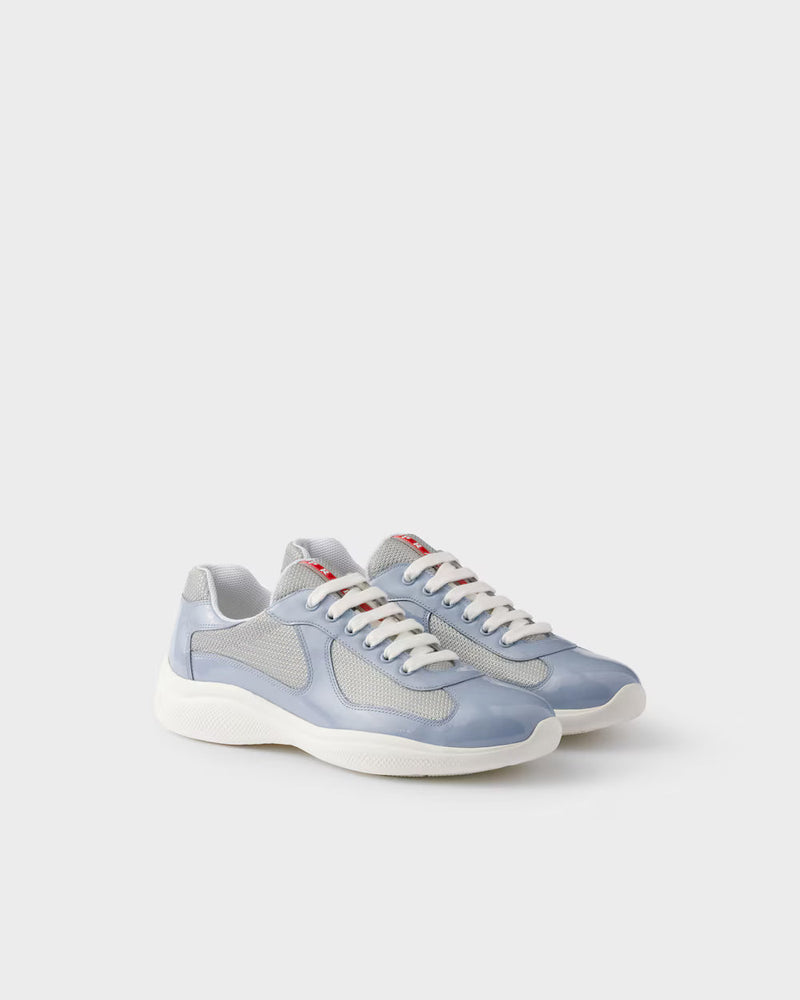 Sneakers Prada America’s Cup Bleu Astral – vue 1
