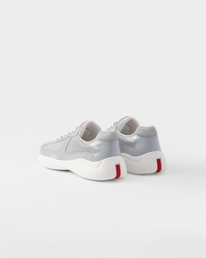 Sneakers Prada America’s Cup Grise – vue 4