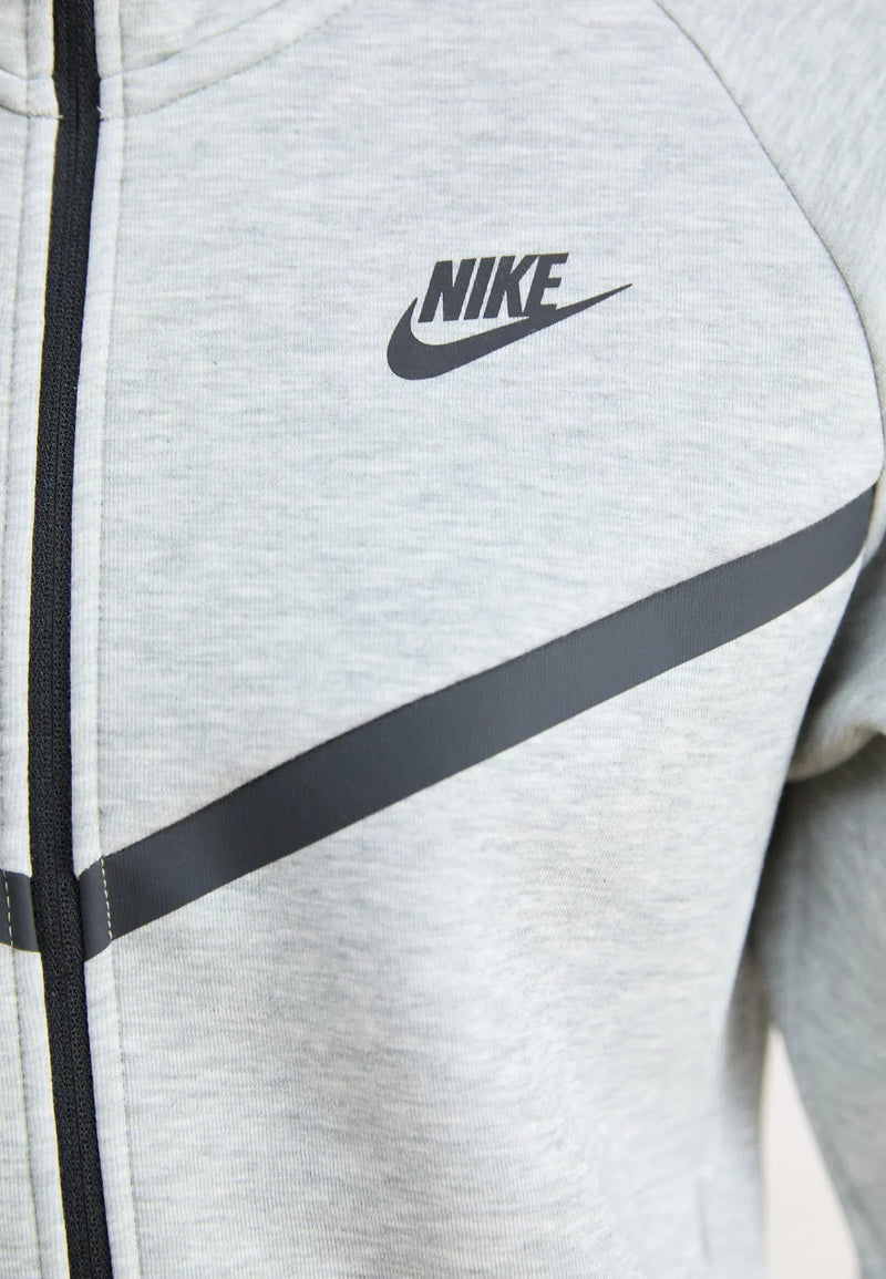 Nike Tech Fleece Zippé Gris – vue 2