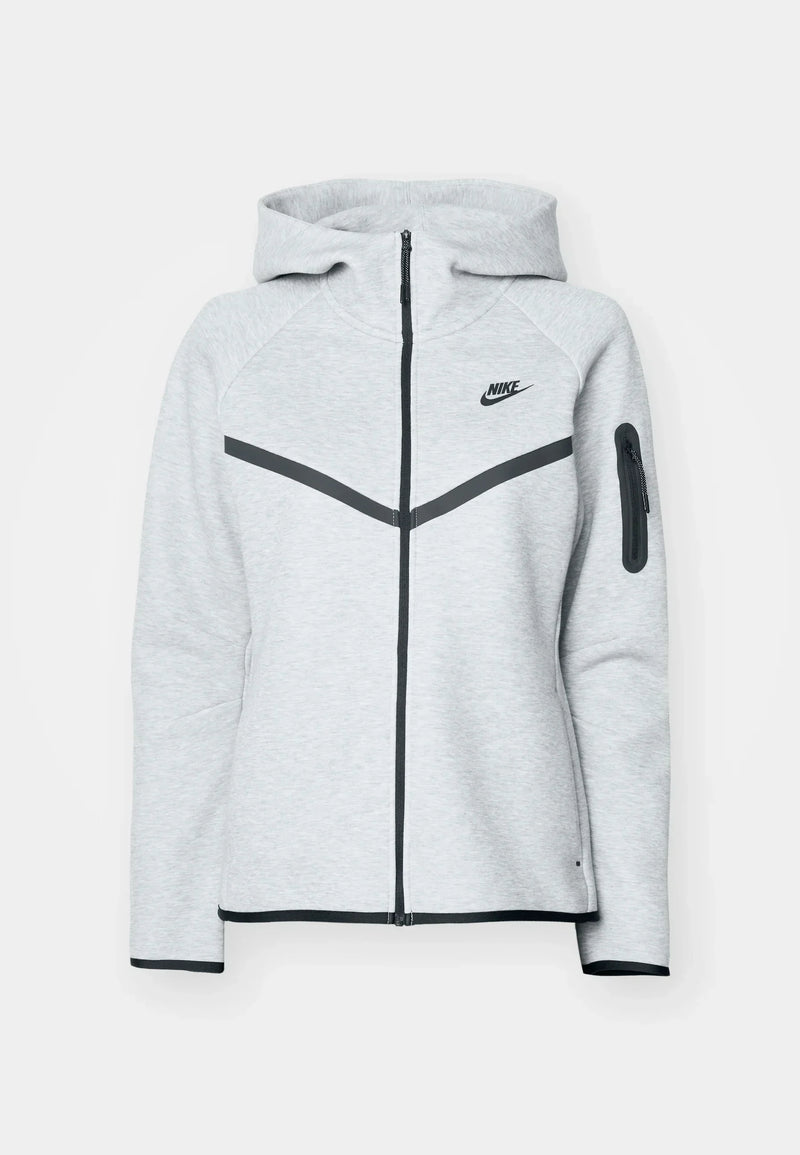 Nike Tech Fleece Zippé Gris – vue 1