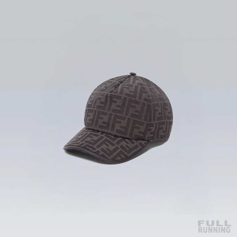 Casquette motif F noir – vue 1