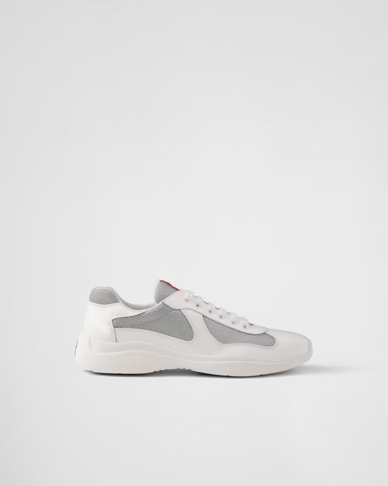 Sneakers Prada America’s Cup Blanc Cassé – vue 2