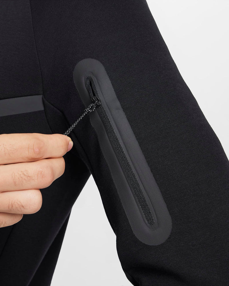 Nike Tech Fleece Zippé Noir – vue 4