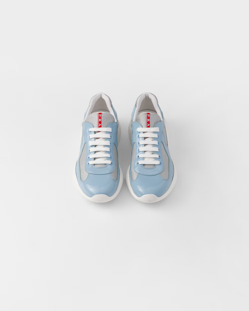Sneakers Prada America’s Cup Bleu Ciel – vue 4