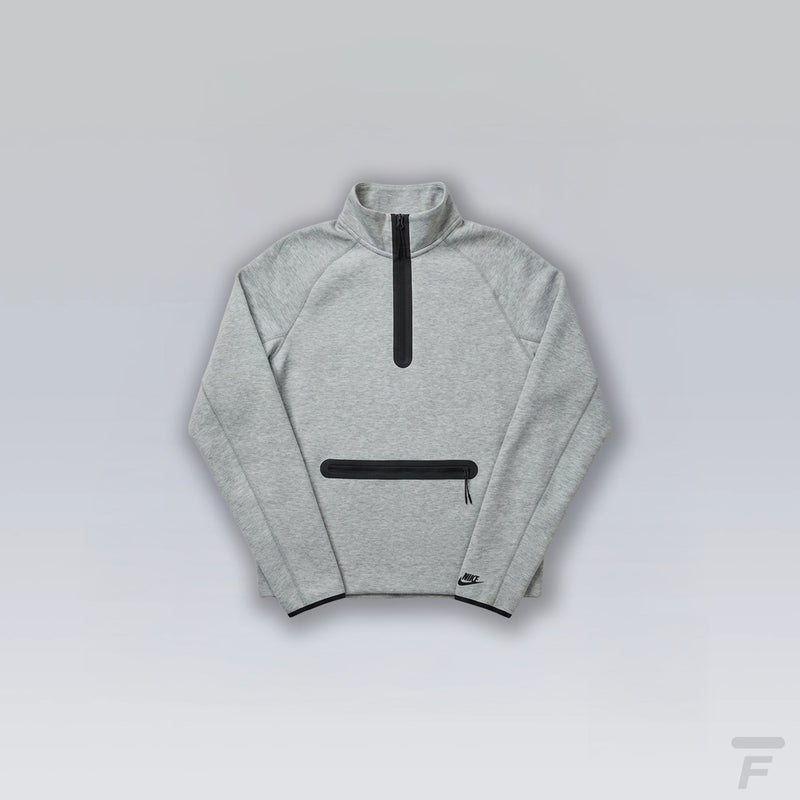 Veste demi-zippée “kangourou” Tech Fleece Gris – vue 1