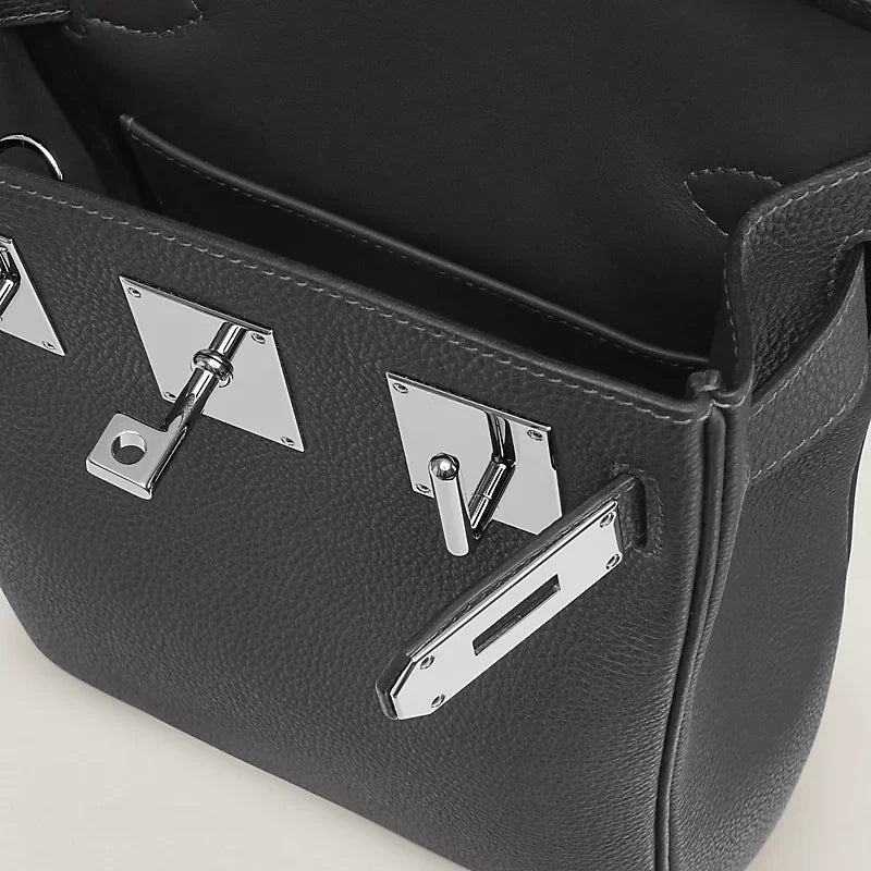 Hac a Dos PM backpack Ardoise Hermes – vue 3