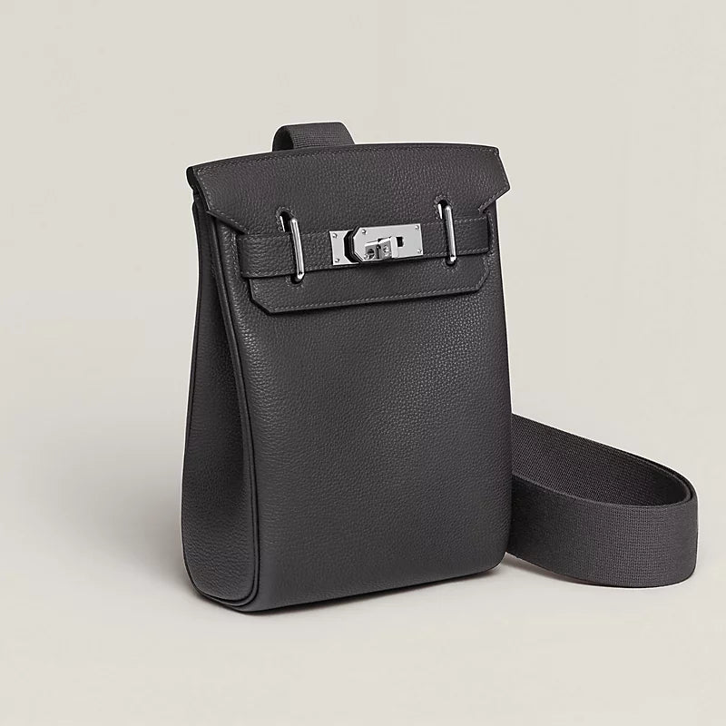 Hac a Dos PM backpack Ardoise Hermes – vue 4