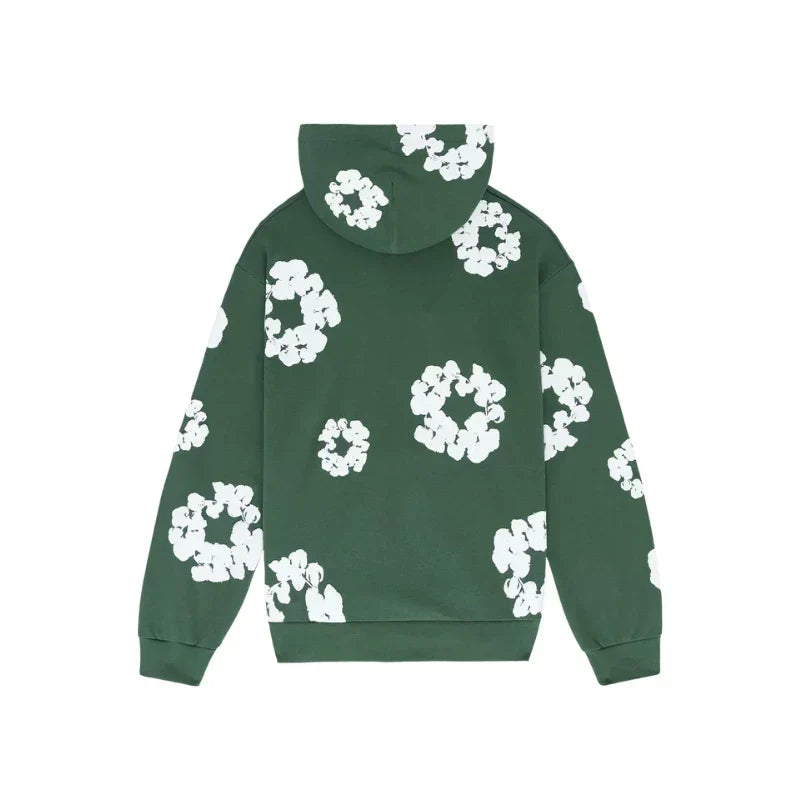 Pull Denim Tears The Cotton Wreath Vert – vue 2