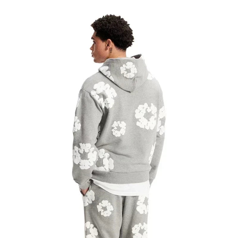 Pull Denim Tears The Cotton Wreath Gris – vue 3