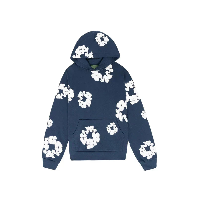 Pull Denim Tears The Cotton Wreath Bleu – vue 1