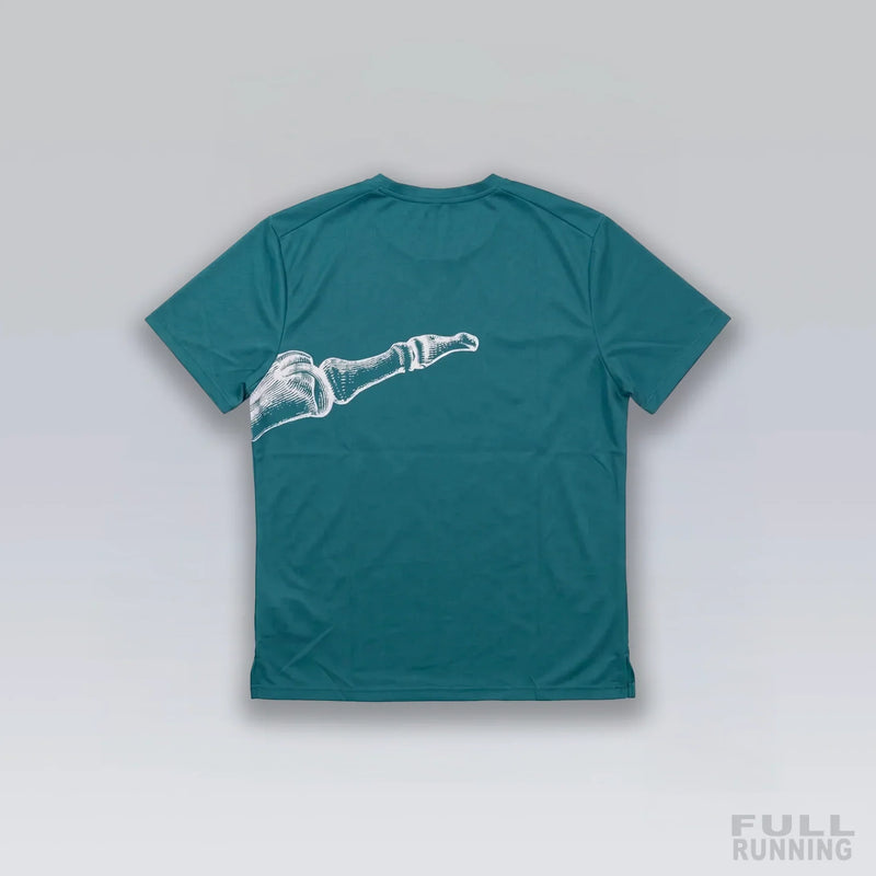 T-shirt de Running Division Squelette "MILER" Bleu – vue 2