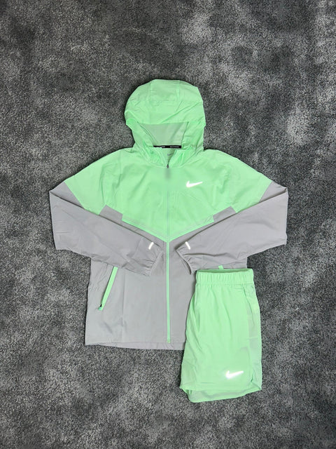 Ensemble Running Nike 2 Pièces — Vert Menthe & Gris