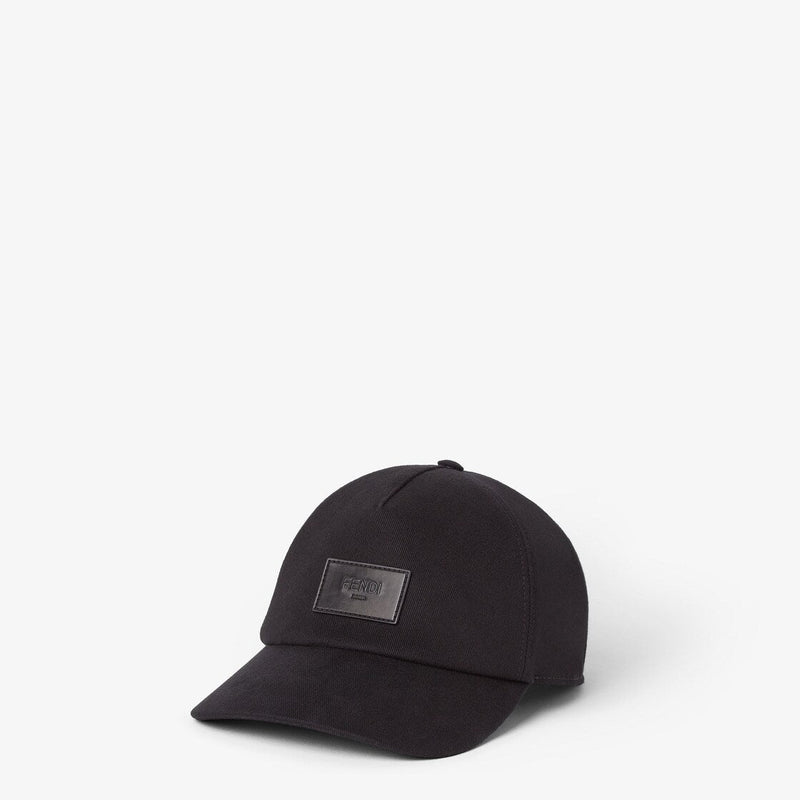 Casquette de baseball en coton noir – vue 1