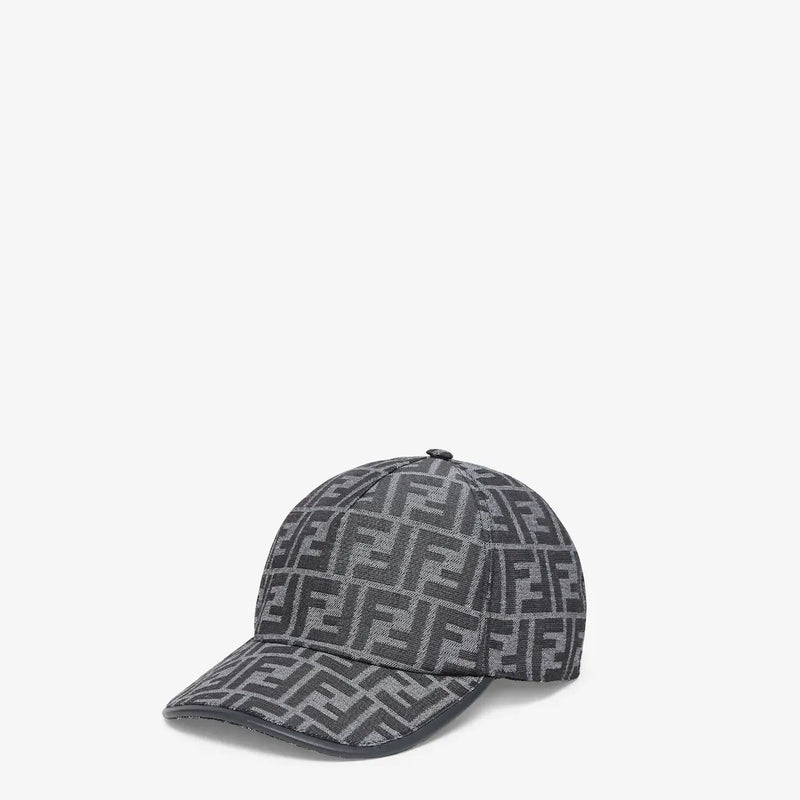 Casquette de baseball en jacquard FF Bleu – vue 1