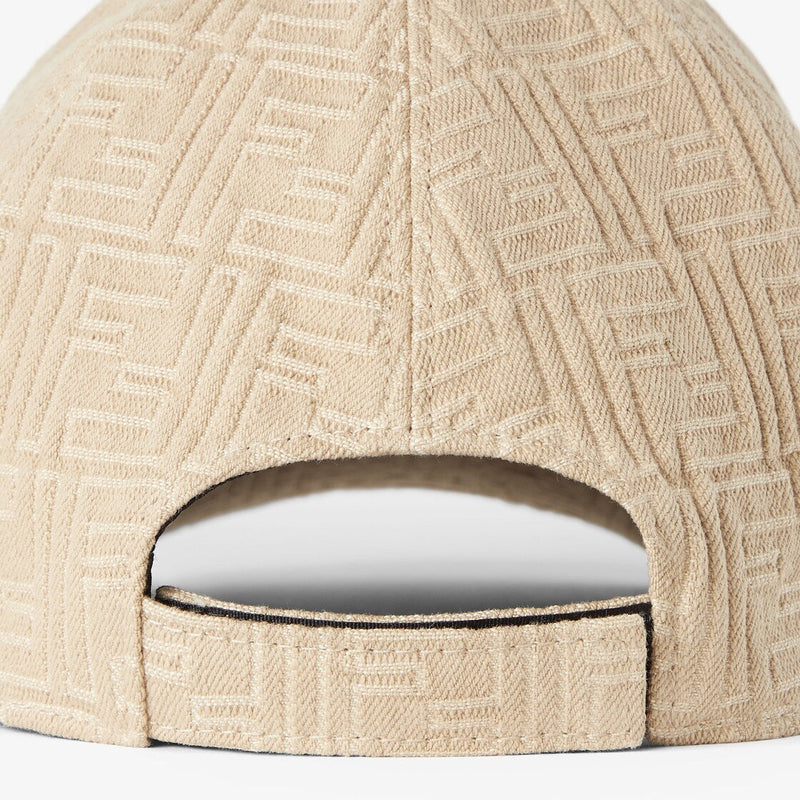 Casquette de baseball en coton FF beige – vue 2