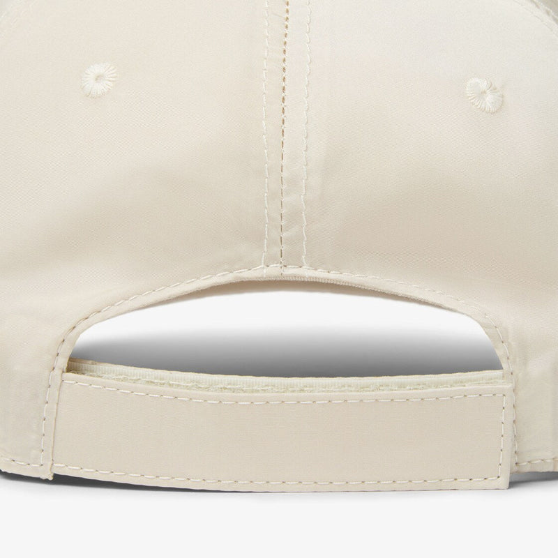 Casquette de baseball en nylon ivoire – vue 2