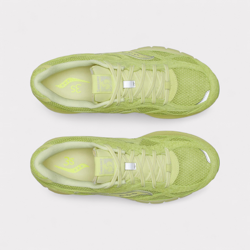3SIXTEEN X Saucony Guide 7 v7.3 - Lime – vue 4