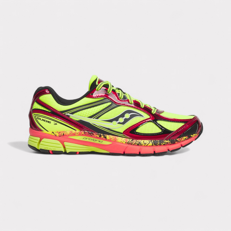 Saucony Progrid Guide 7 Hi Octane - Canary – vue 1
