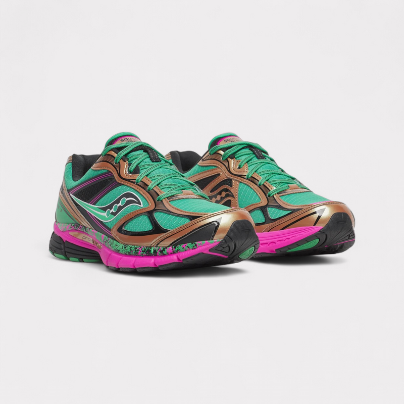 Saucony Progrid Guide 7 Hi Octane - Green Bronze – vue 2
