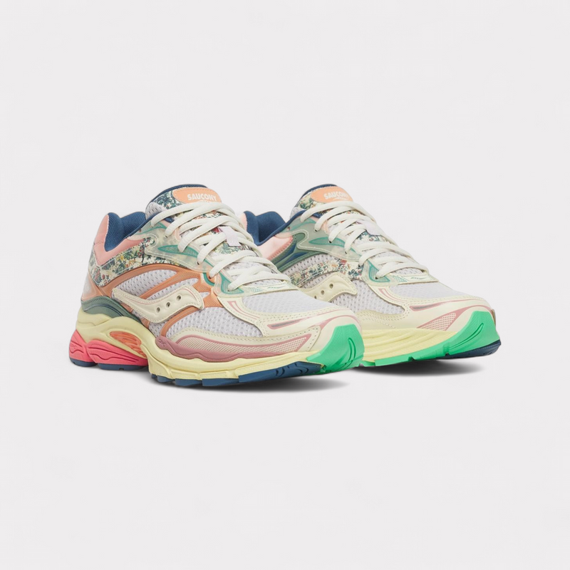 Saucony Progrid Omni 9 Kissaten - Beige Blue – vue 2