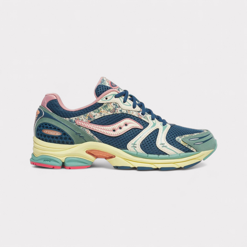 Saucony Progrid Triumph 4 Kissaten - Blue Beige – vue 1